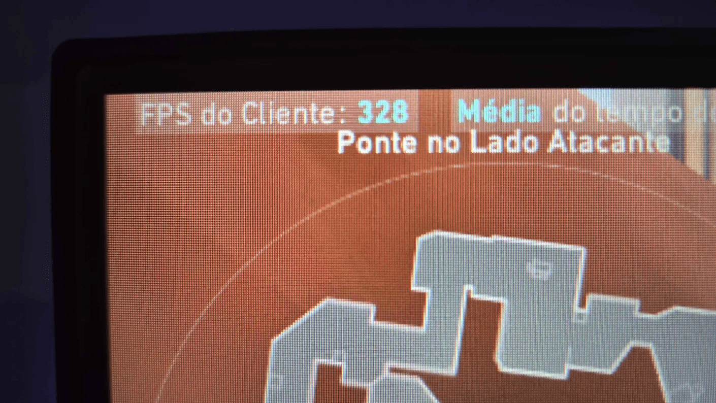 Print de FPS no jogo