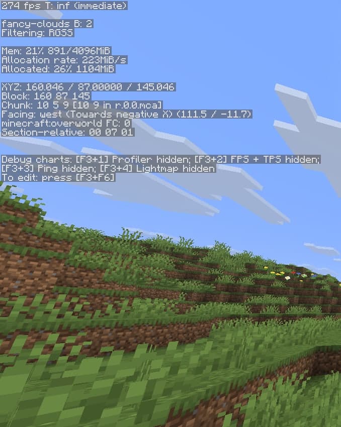 Print de FPS no jogo